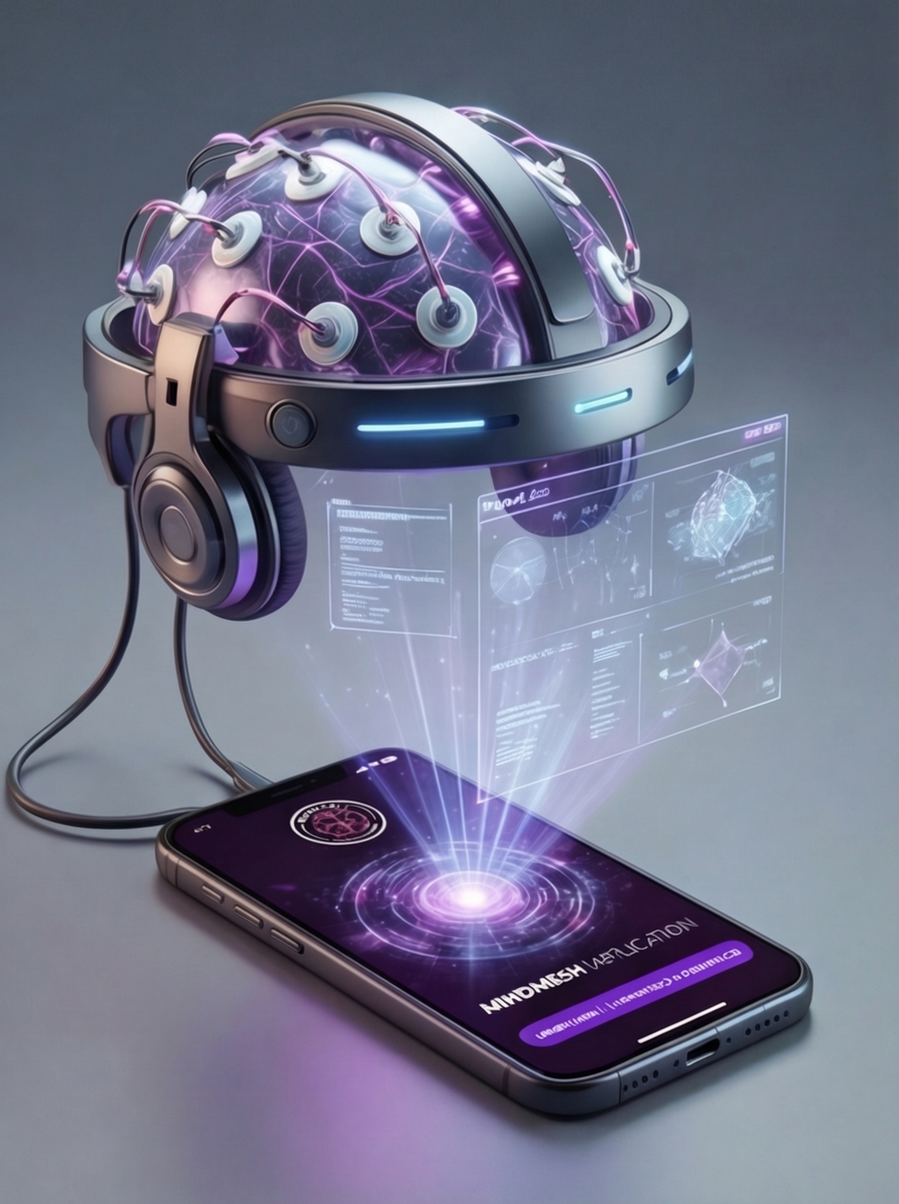 Futuristic MindMesh visual representing note apps giving way to AI workspaces.